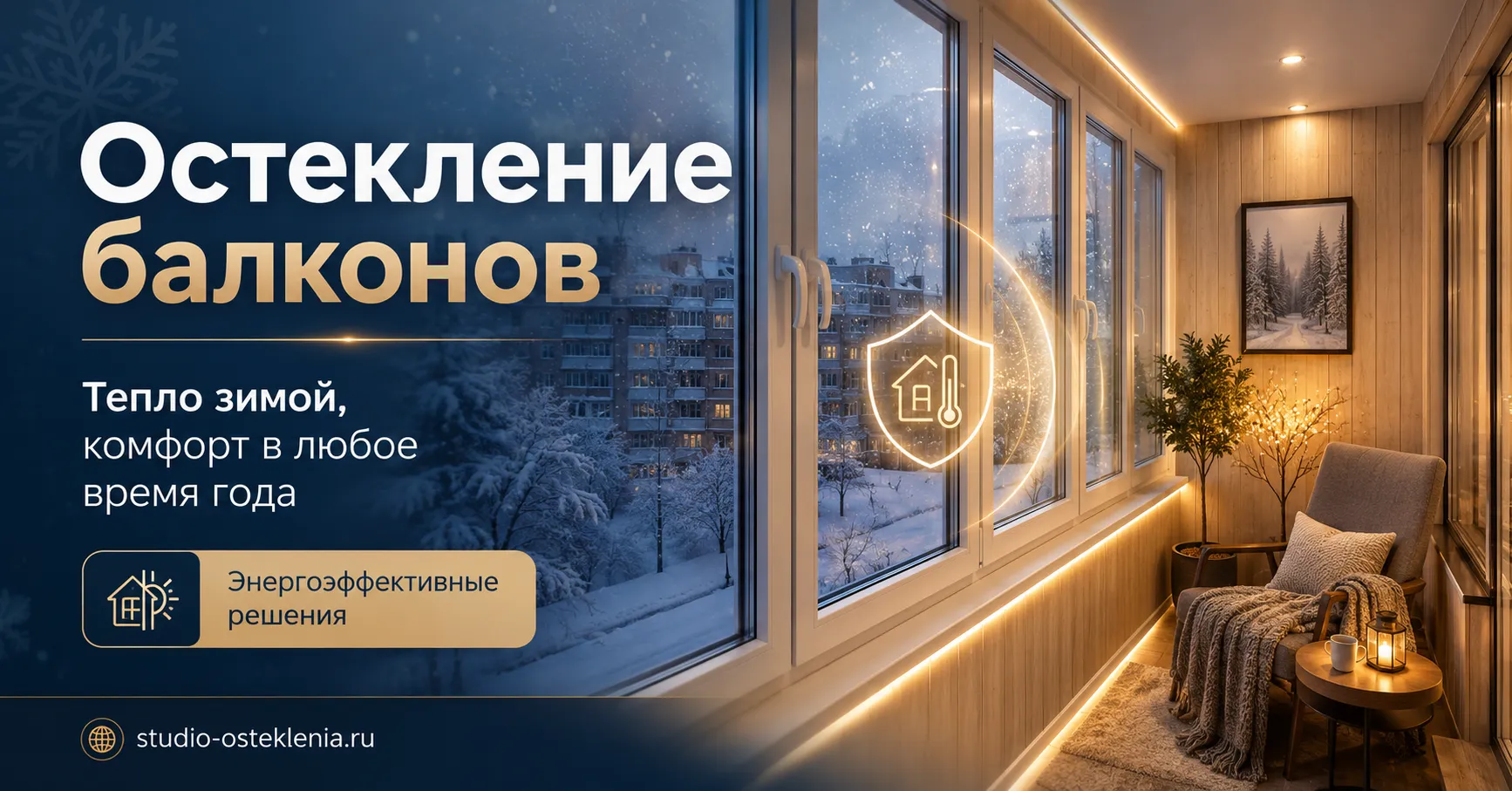 Энергоэффективный балкон: как уменьшить теплопотери и сохранить комфорт в квартире