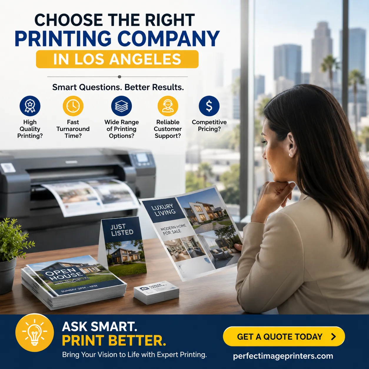 What Should You Ask Before Hiring a Printing Company in Los Angeles for a Real Estate Business?