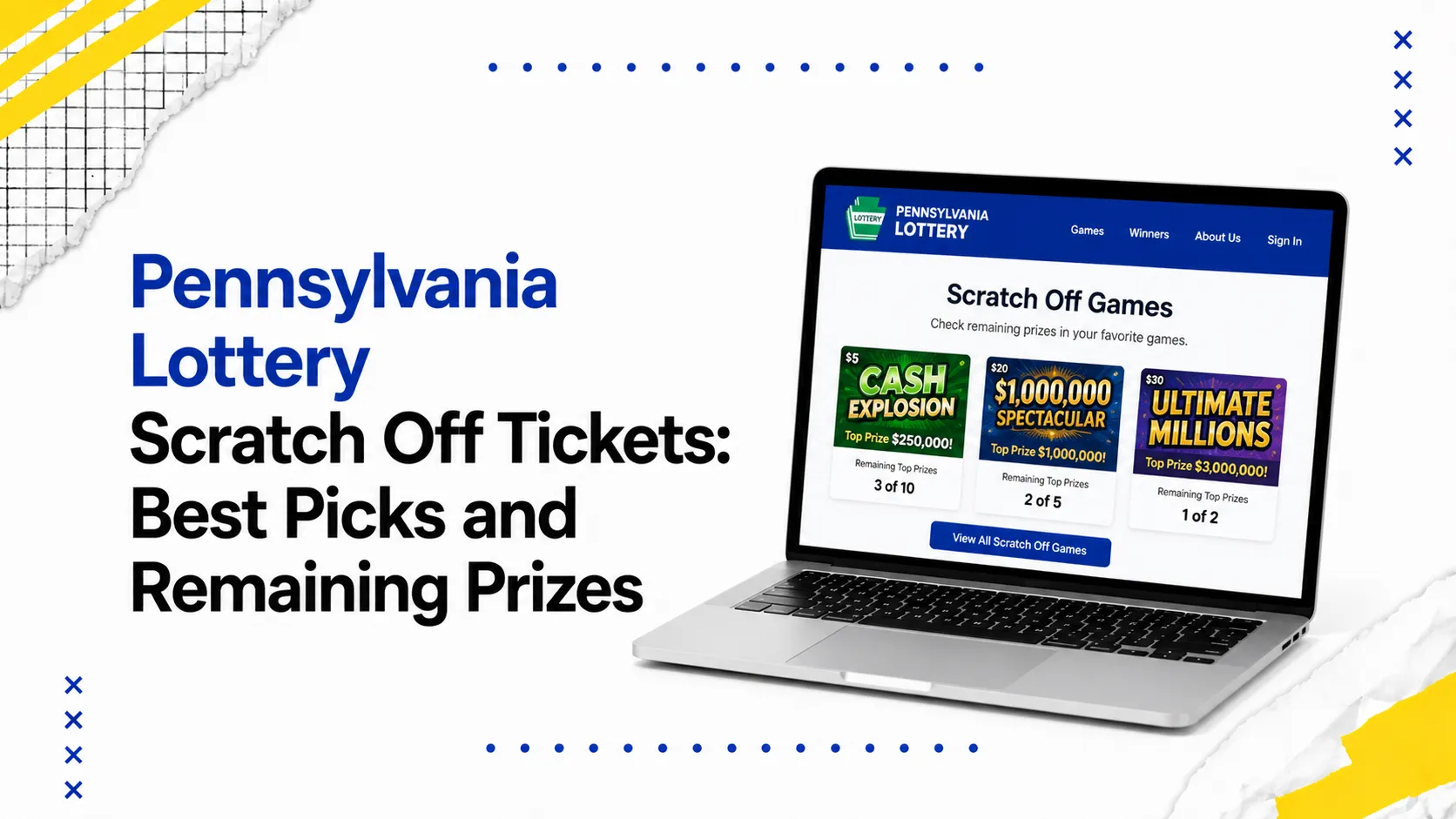 Pennsylvania New Scratch Off Tickets: Best PA Scratch Offs, Remaining Prizes & Where to Cash Tickets