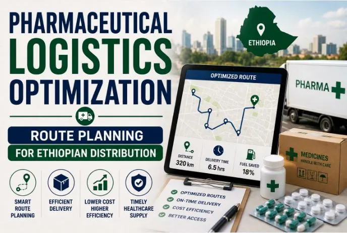 Pharmaceutical Logistics Optimization: Route Planning for Ethiopian Distribution