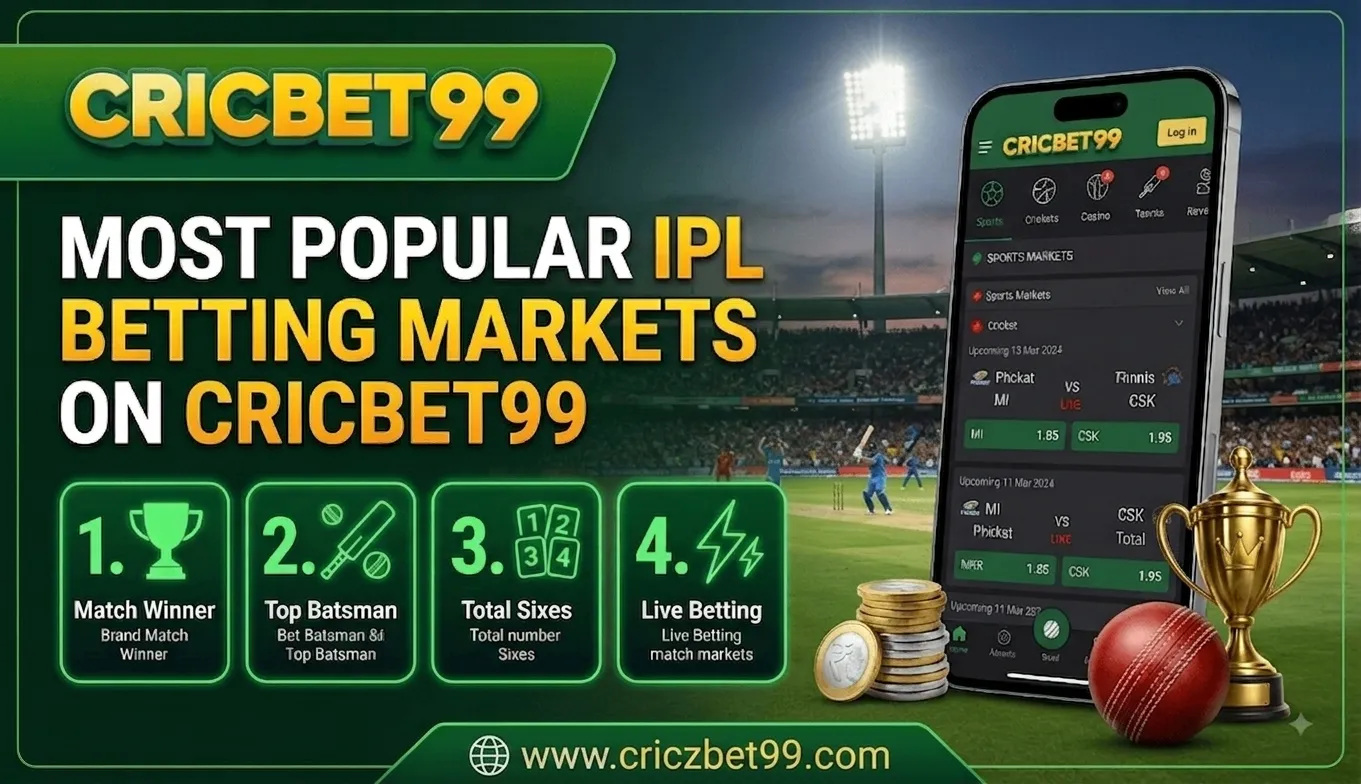 What Are the Most Popular IPL Betting Markets on Cricbet99?