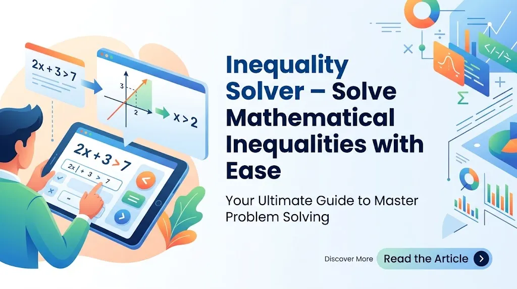 Inequality Solver – Solve Mathematical Inequalities with Ease