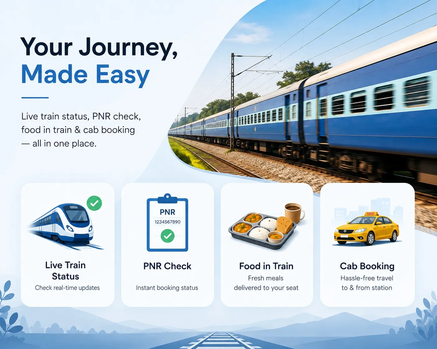 TrainPanda - Live Train Status - PNR Check - Order Food in Train