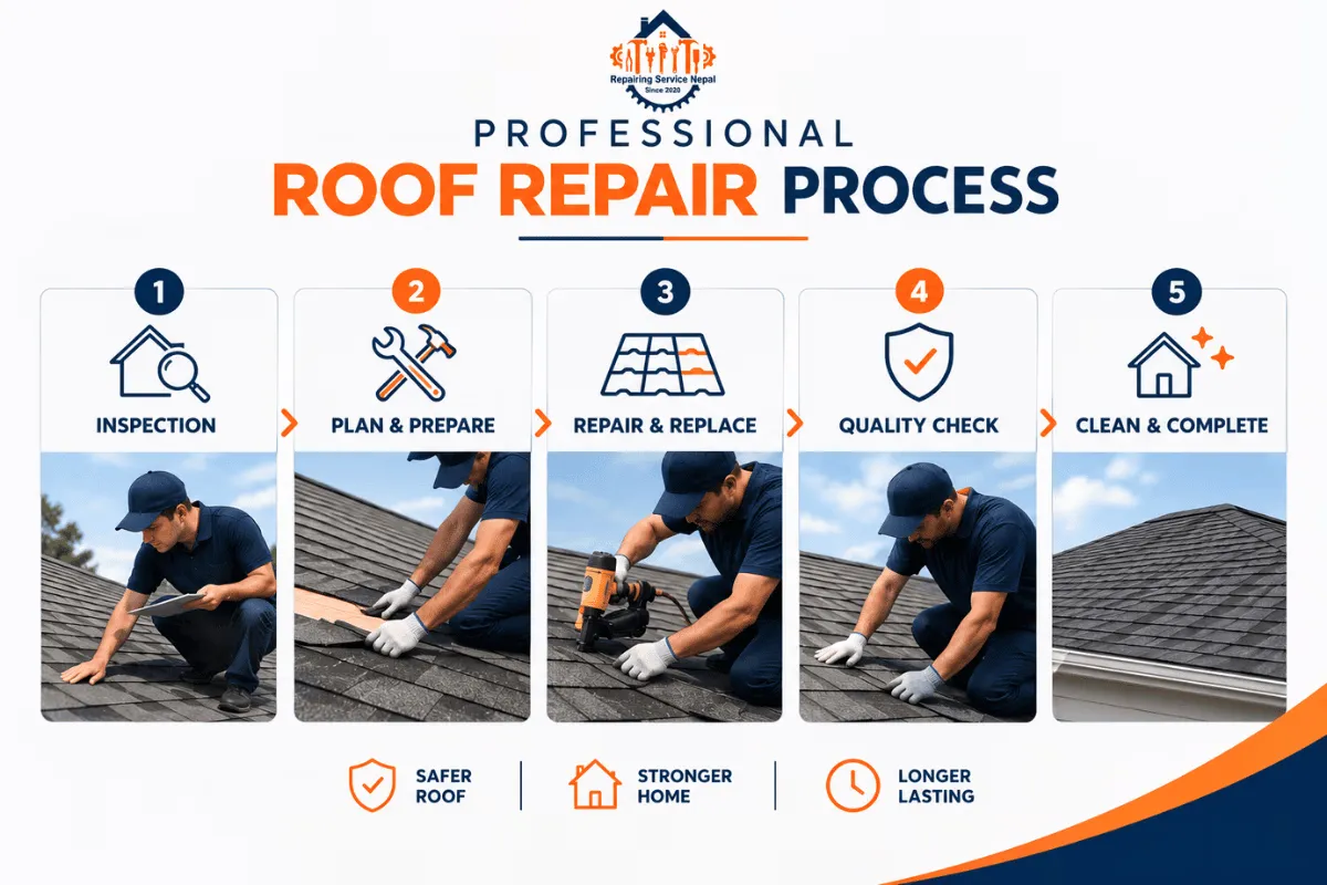 Roof Repair in Nepal: A Homeowner’s Guide to Finding Roof Problems Early