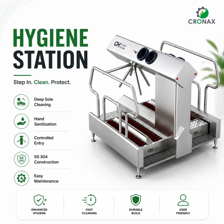 Why a Hygiene Station Should Be Part of Your Production Area Entry