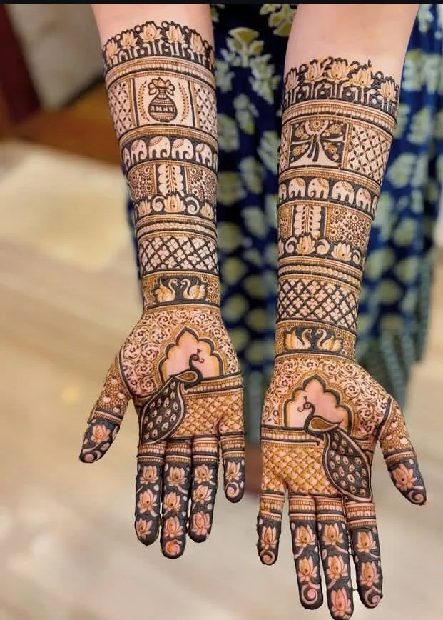 Mesmerizing Peacock Mehndi Designs for Festive Celebrations