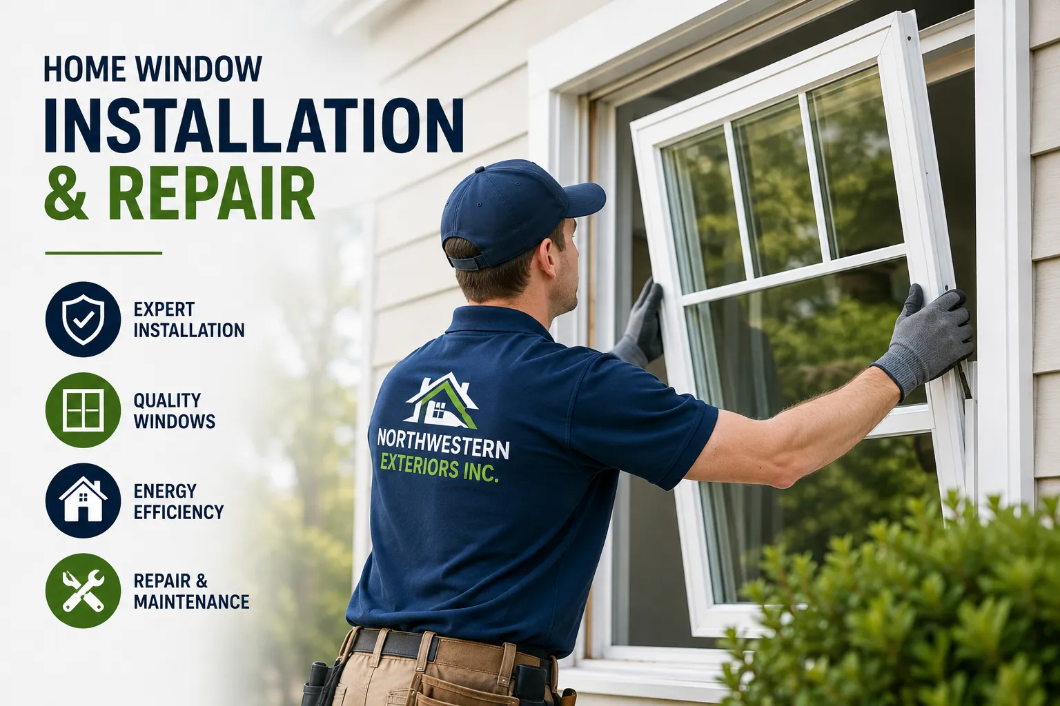 Home Window Installation and Repair for Improved Energy Efficiency,