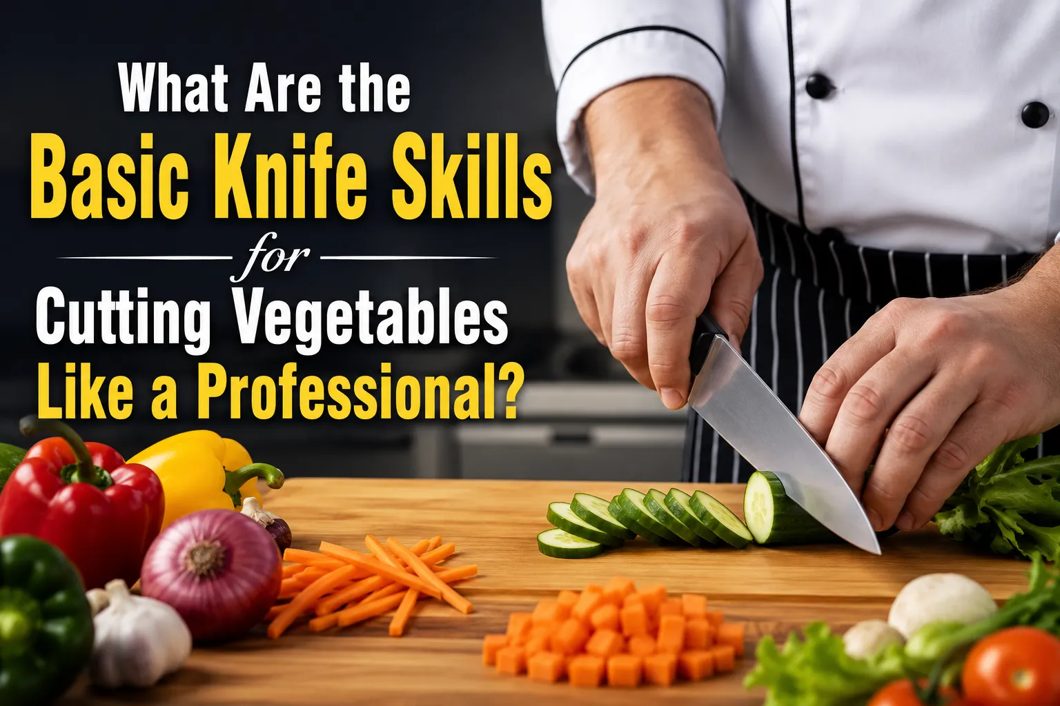 What Are the Basic Knife Skills for Cutting Vegetables Like a Professional?