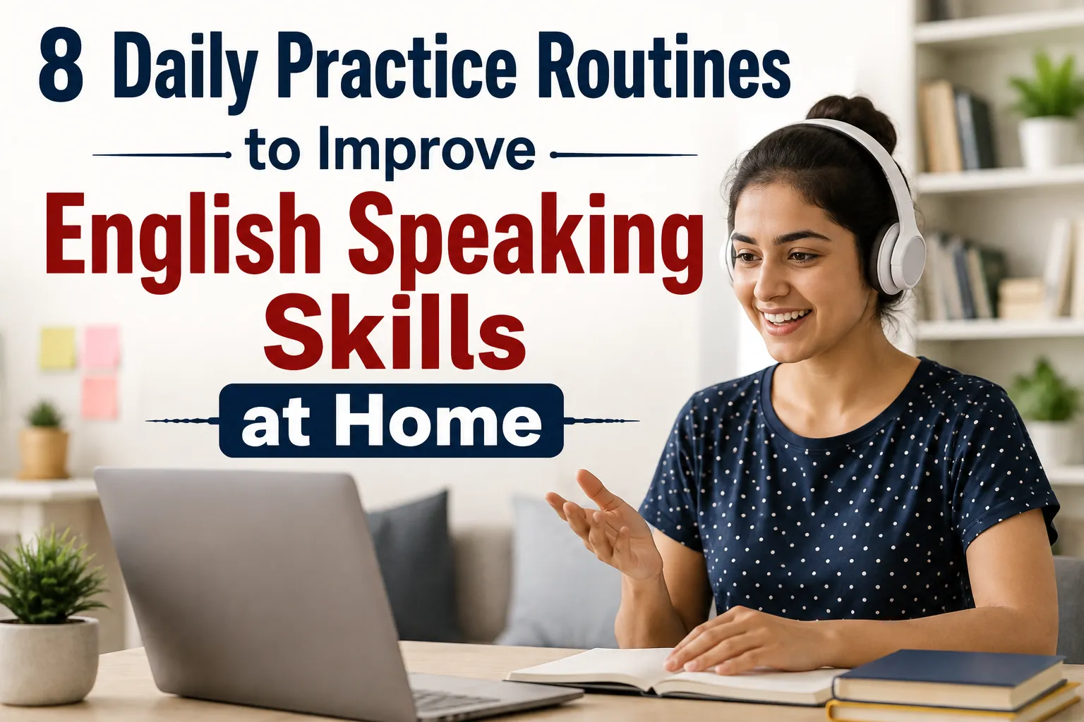8 Daily Practice Routines to Improve English Speaking Skills at Home