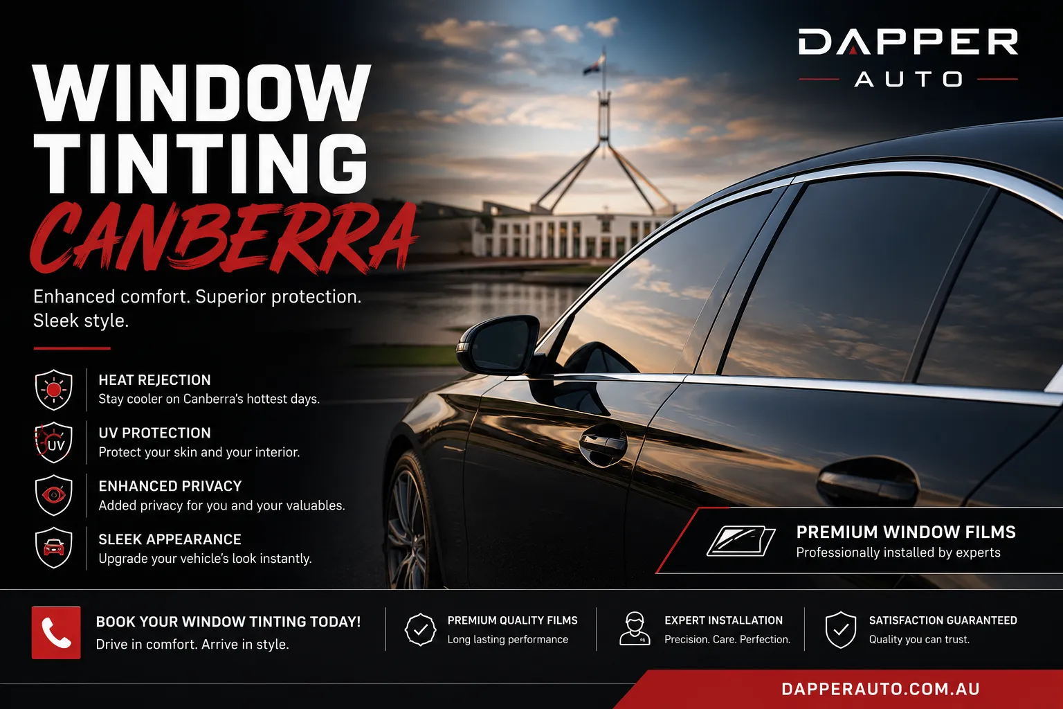 Window Tinting Canberra: Ceramic Tint vs Traditional Window Film