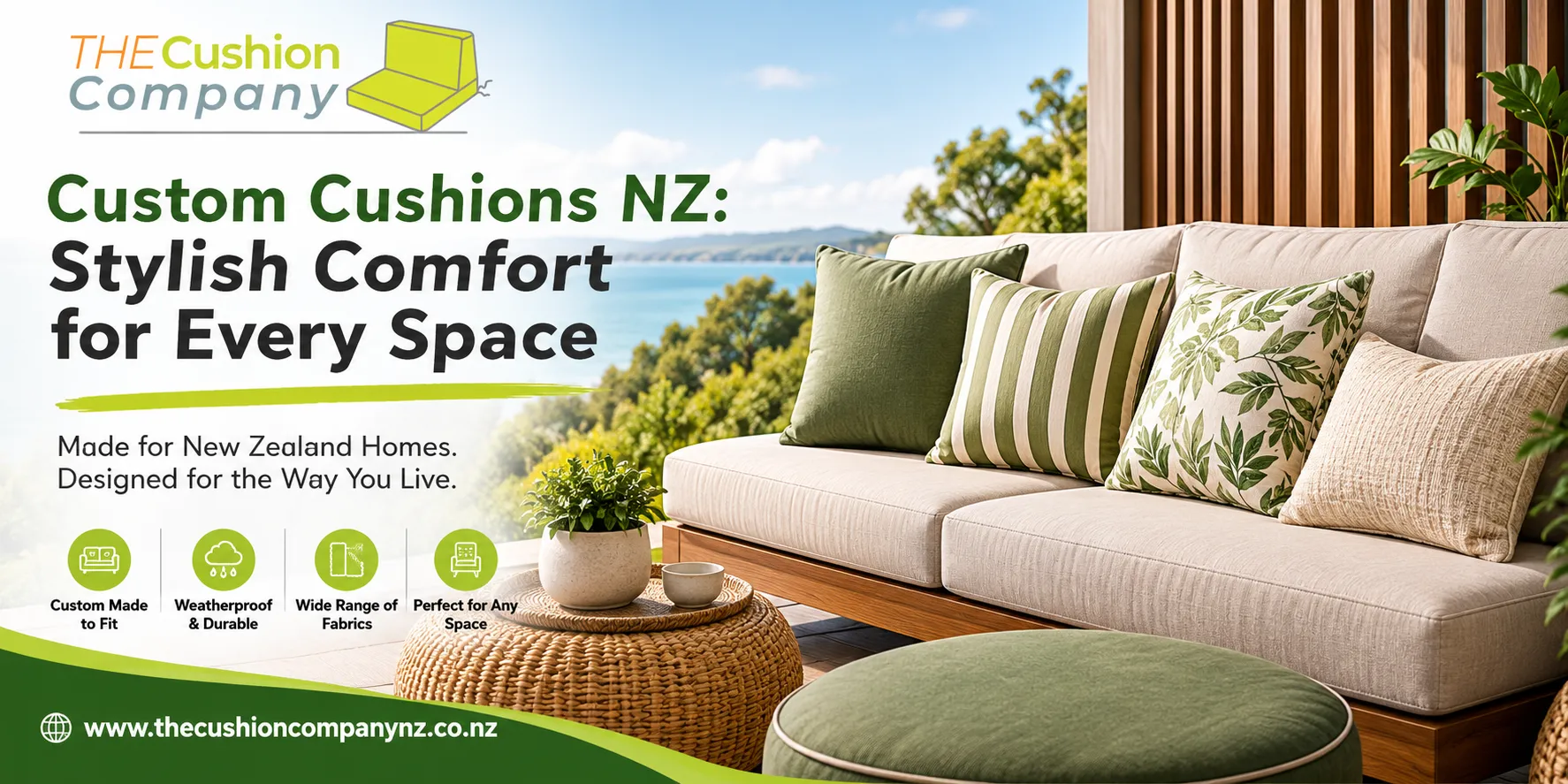 Custom Cushions NZ: Stylish Comfort for Every Space
