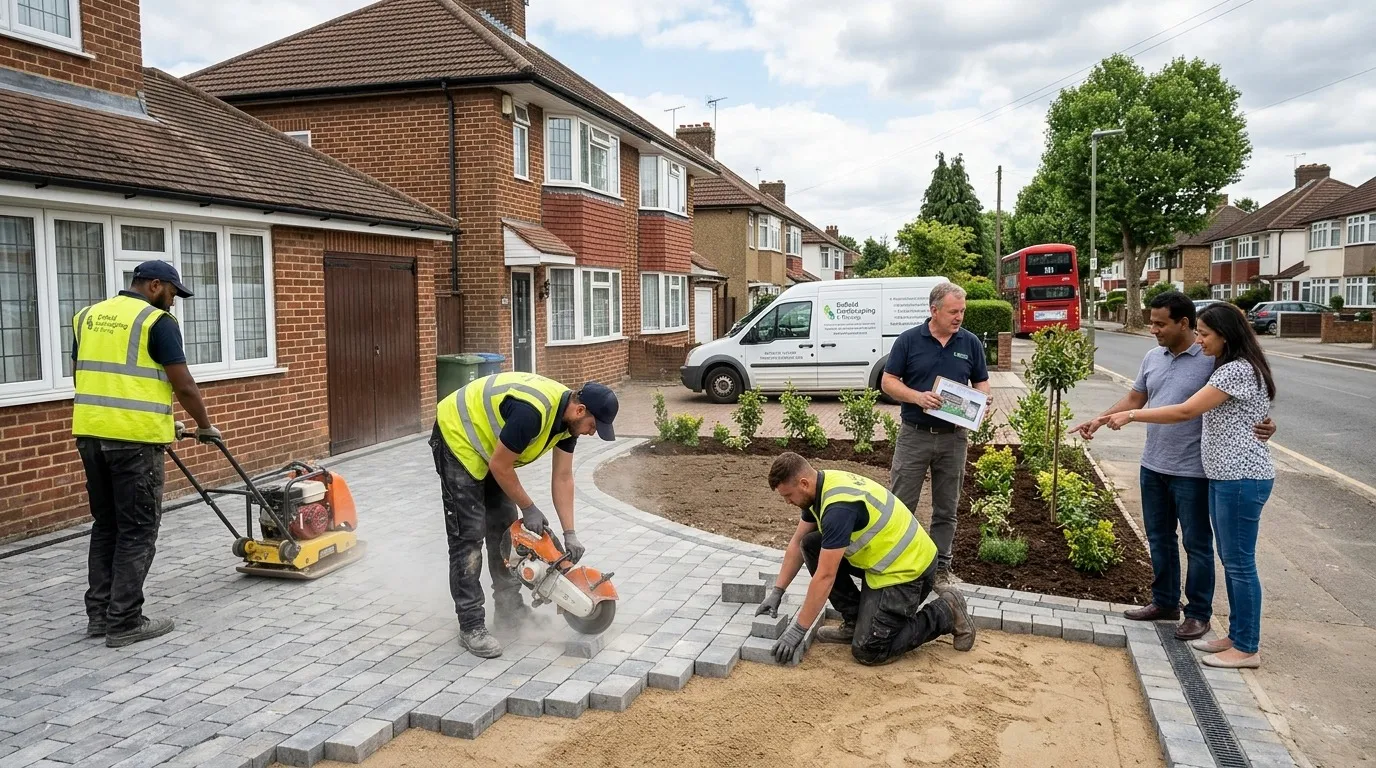 How to Transform Your Garden with Landscaping and Paving in Enfield