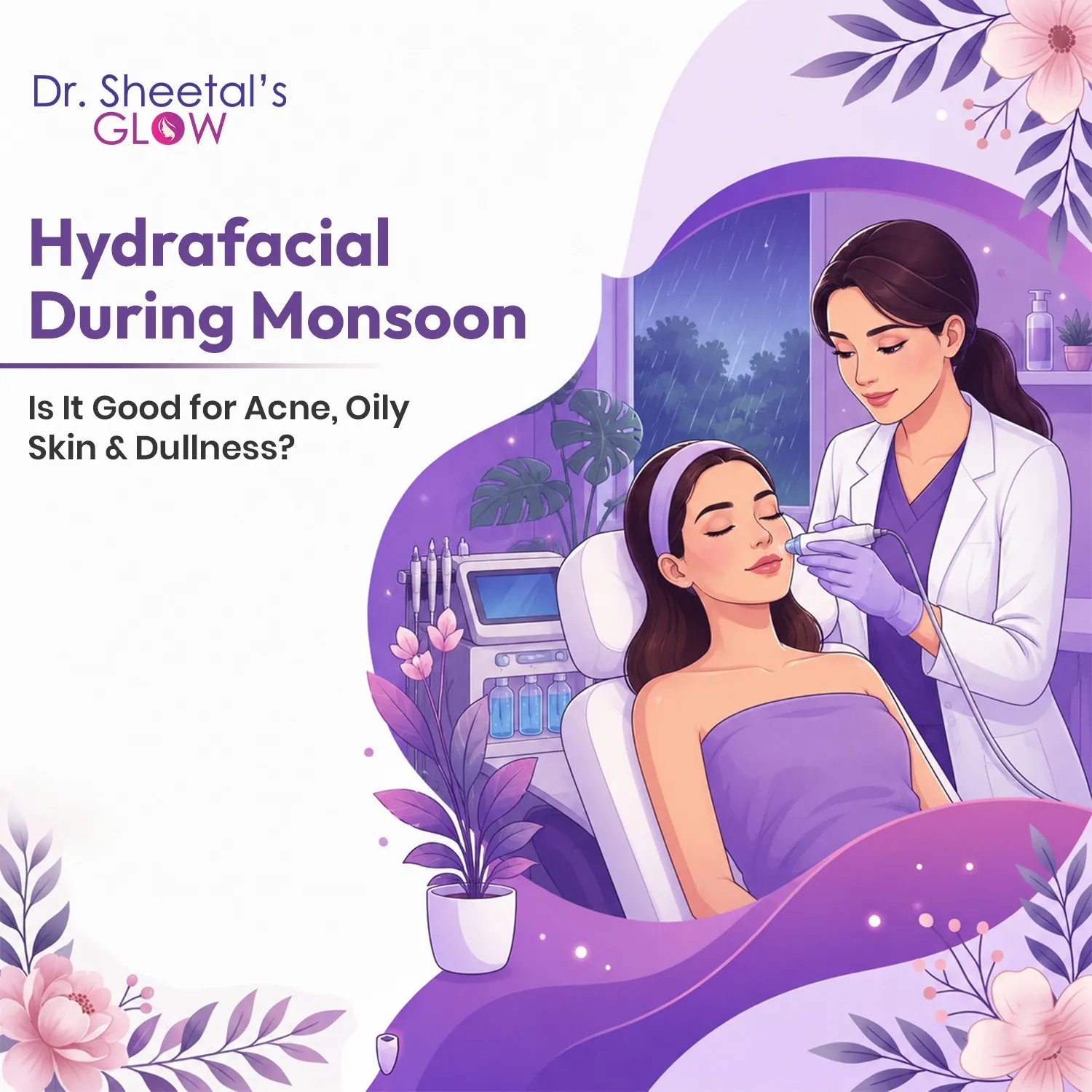 Monsoon Skin Problems in Pune: Is Hydrafacial Right for Oily, Dull and Congested Skin?