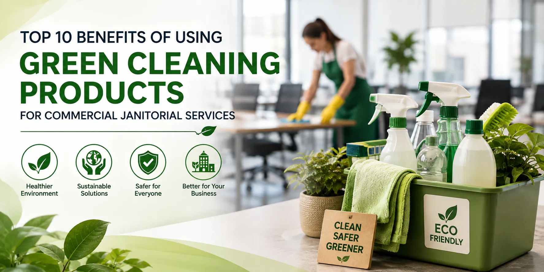 benefits of using green cleaning products