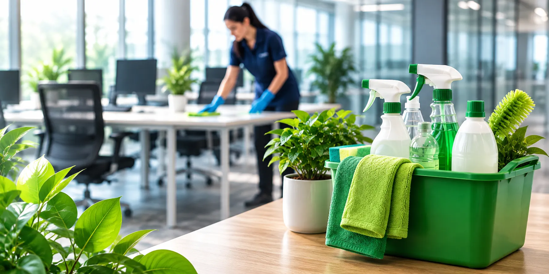 Top 10 Benefits of Using Green Cleaning Products for Commercial Janitorial Services