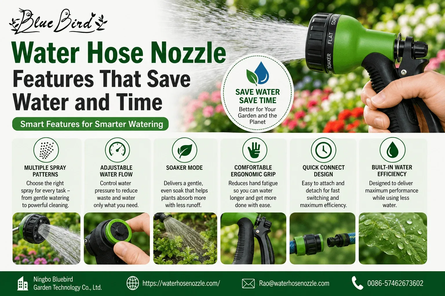 Best Sprinkler System for Large Yard and Brass Water Hose Nozzle