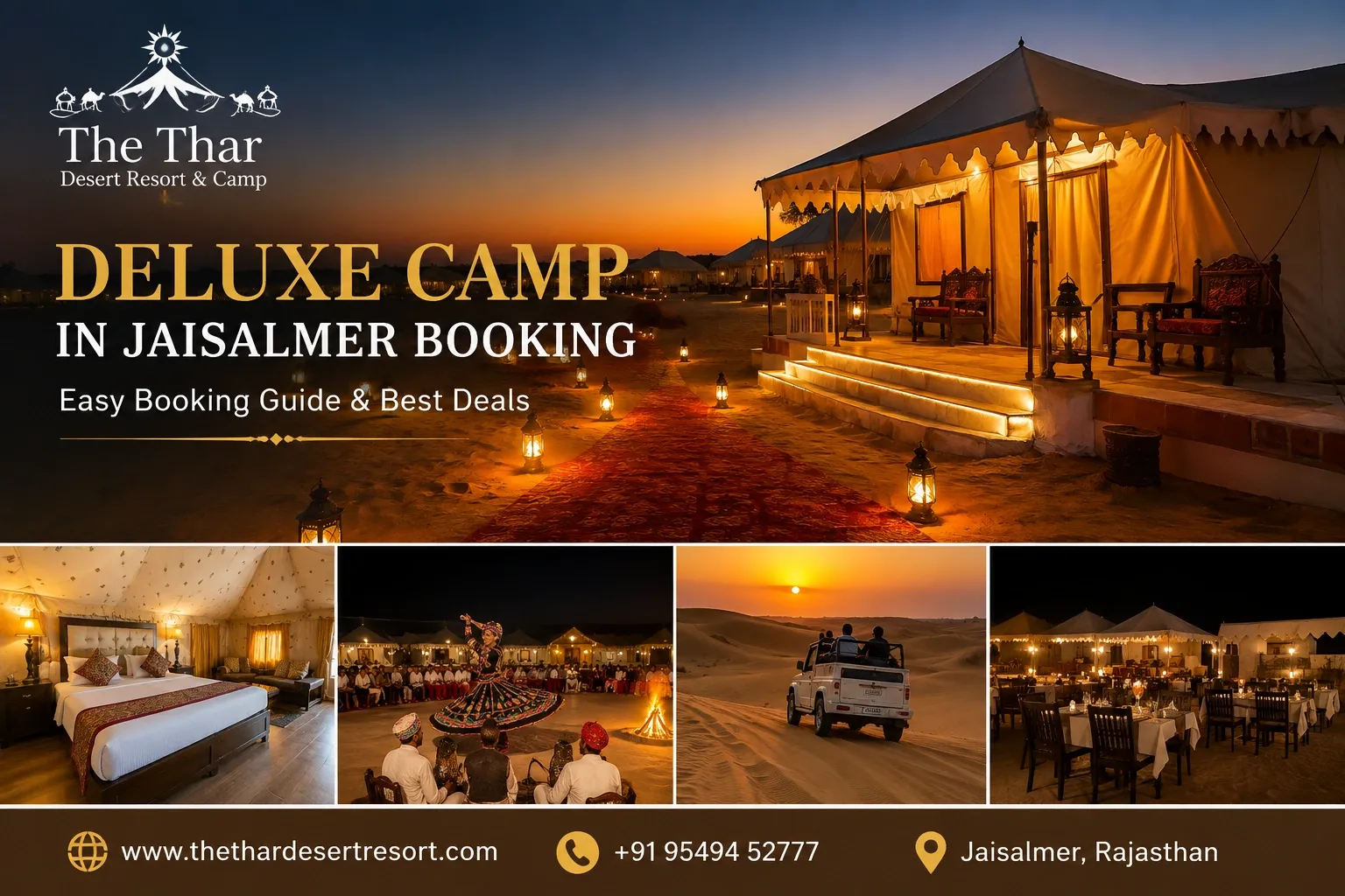 Deluxe Camp in Jaisalmer Booking: Easy Booking Guide & Best Deals