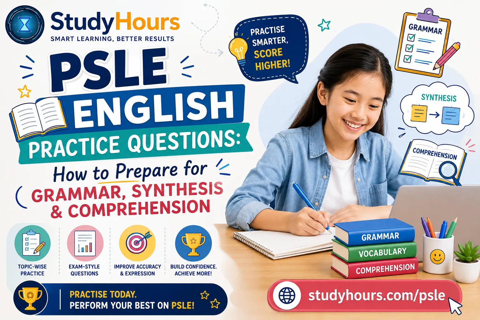 PSLE English Practice Questions: How to Prepare for Grammar, Synthesis and Comprehension