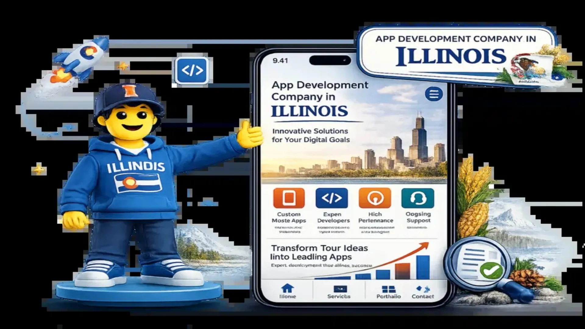 Your Partner for Custom App Development in Illinois