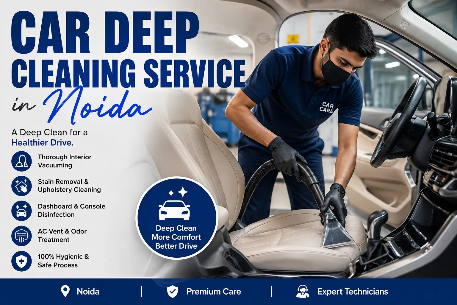 Car Deep Cleaning Service in Noida: Complete Guide to a Cleaner & Fresher Car