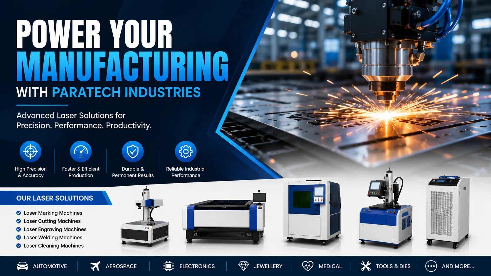 Power Your Manufacturing with Paratech Industries!