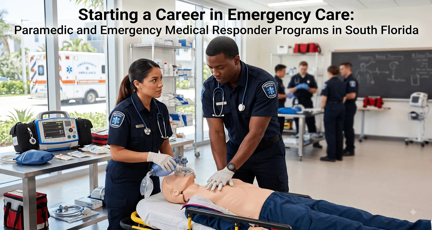 Starting a Career in Emergency Care: Paramedic and Emergency Medical Responder Programs in South Florida