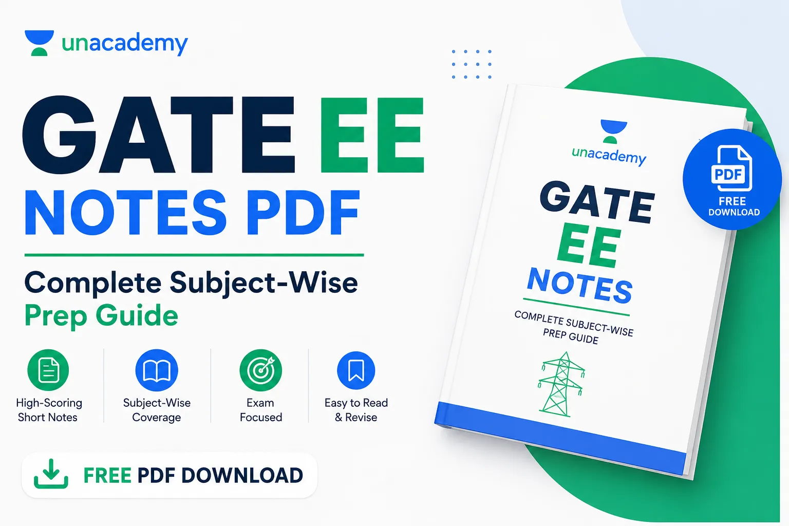 GATE EE Notes PDF Complete Subject Wise Prep Guide