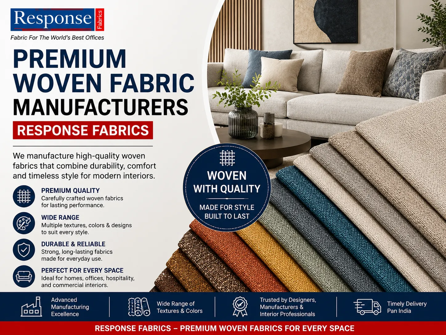 Why Choosing the Right Woven Fabric Manufacturers Matters for Your Business