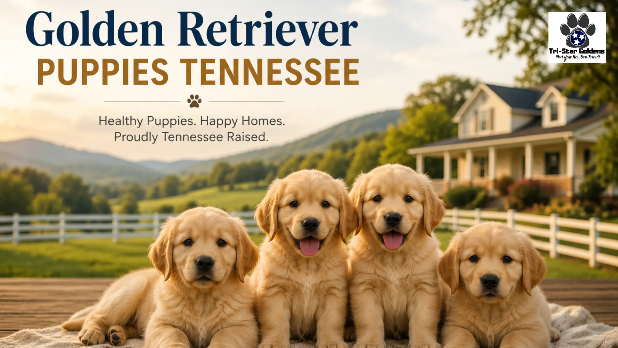 Golden Retriever Puppies Tennessee: What Every Family Should Know Before Bringing One Home