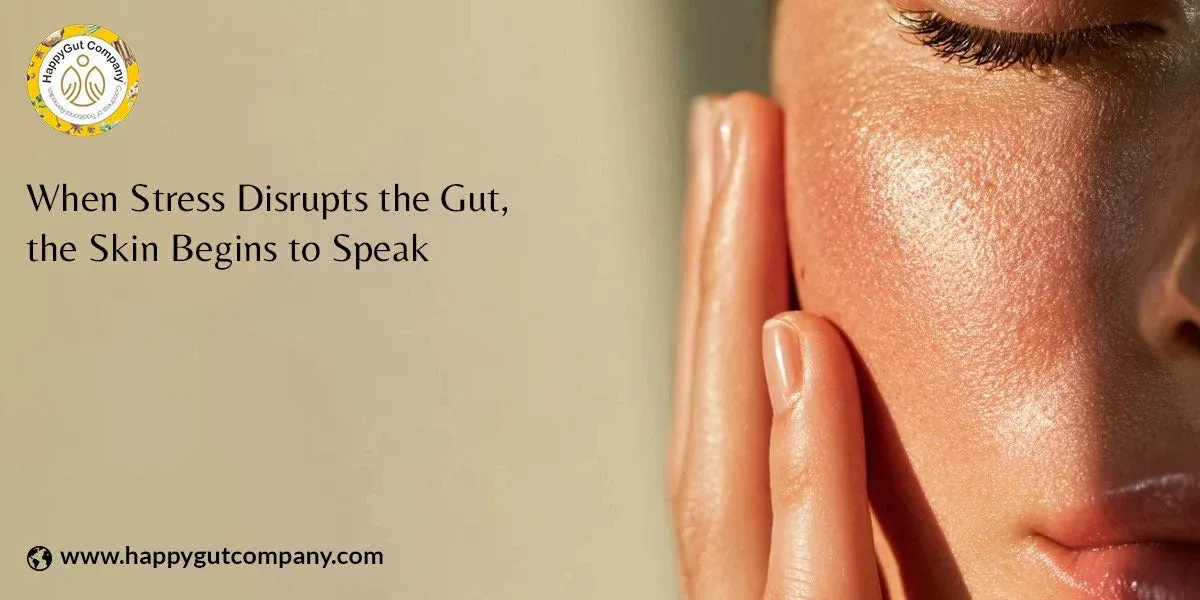 When Stress Disrupts the Gut, the Skin Begins to Speak