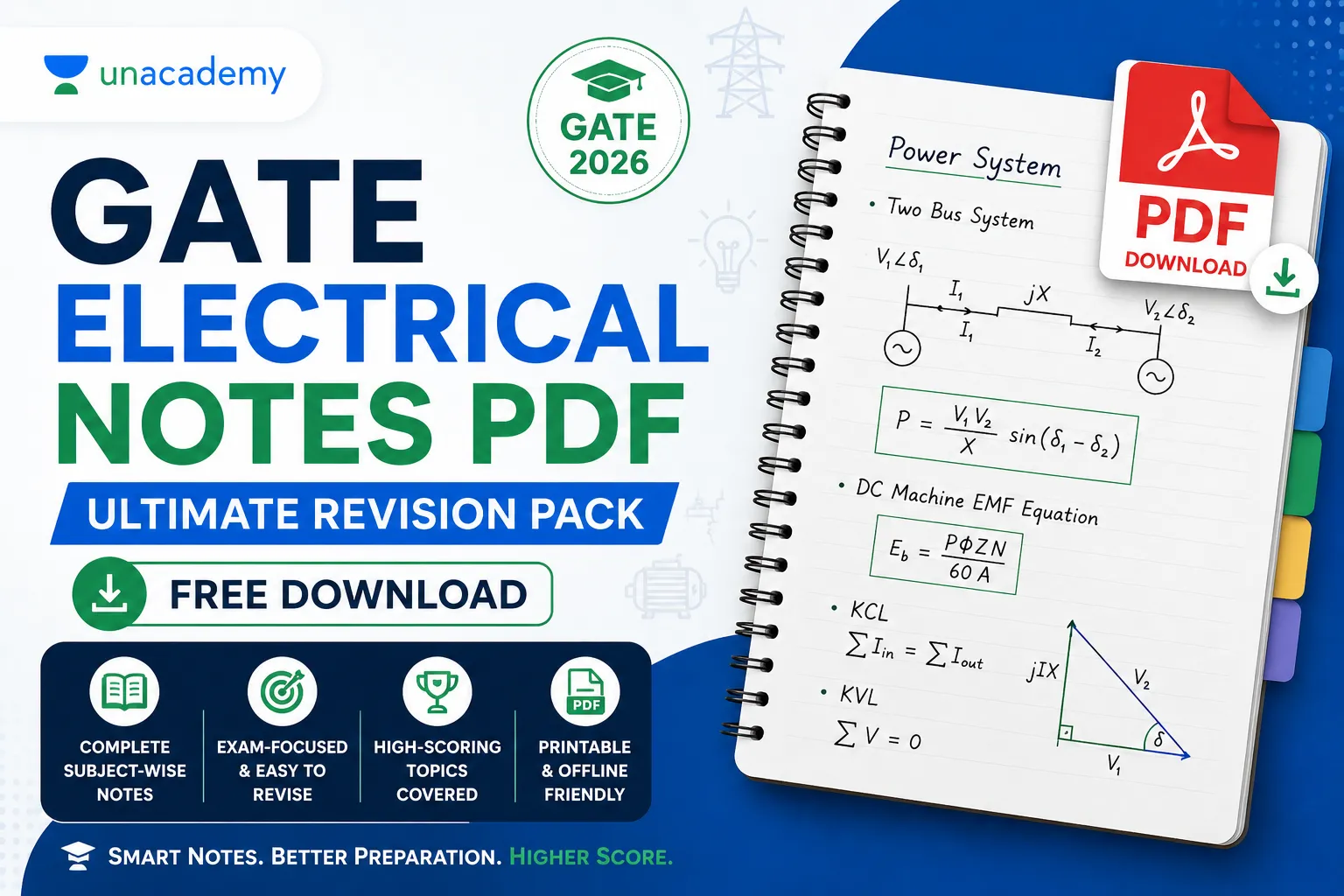 GATE Electrical Notes PDF Free Download: Ultimate Revision Pack