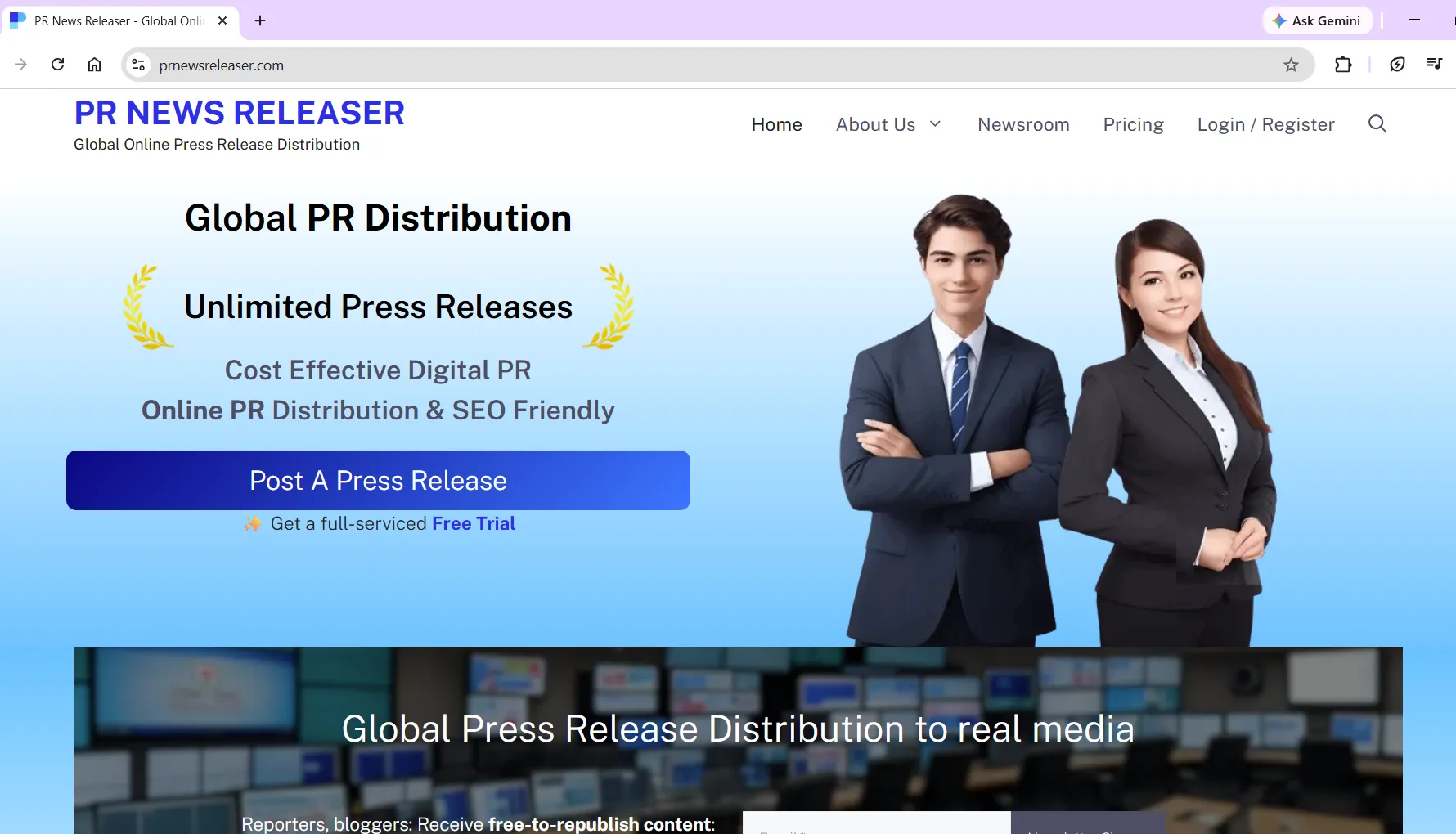 Why PR News Releaser Chooses Old-Fashioned Web Design