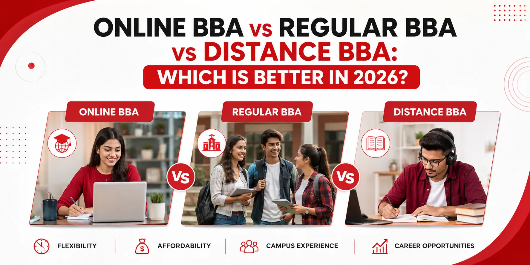 Online BBA vs Regular BBA vs Distance BBA: Which Is Better in 2026?