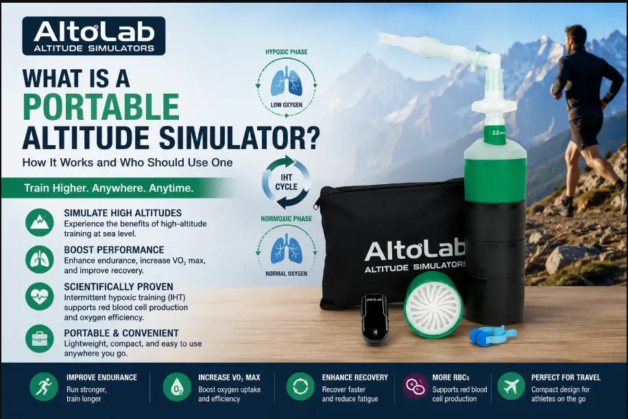 Altitude Training at Home: How an Altitude Simulator, Hypoxic Breathing & Blood Oxygen Tracking Actually Work