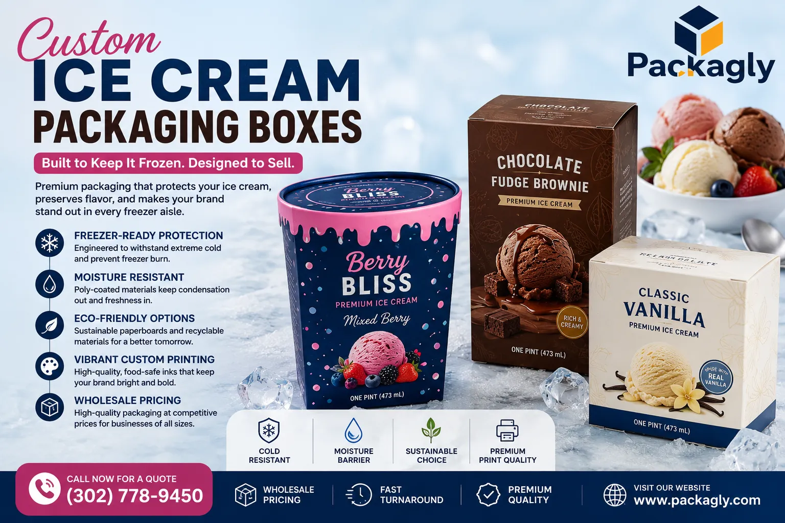 Affordable Ice Cream Packaging Boxes for Modern Brands