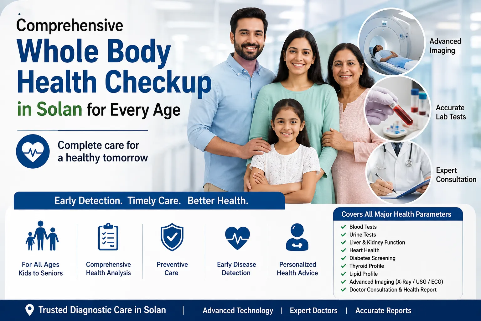 Comprehensive Whole Body Health Checkup in Solan for Every Age