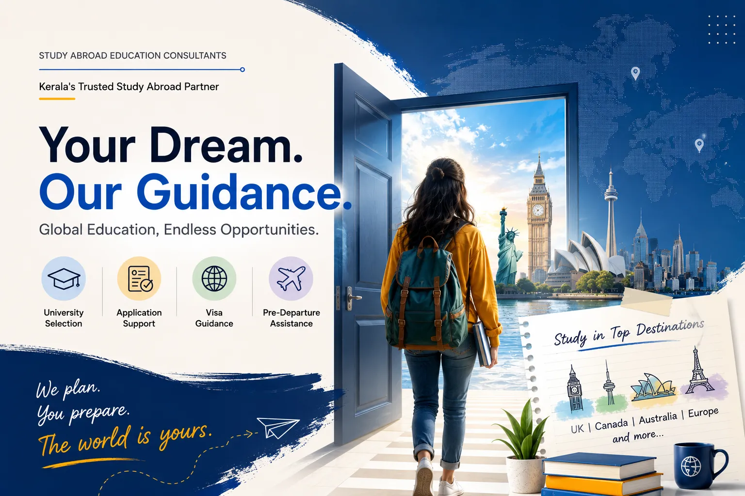 Best study abroad education consultancy in Kerala, India