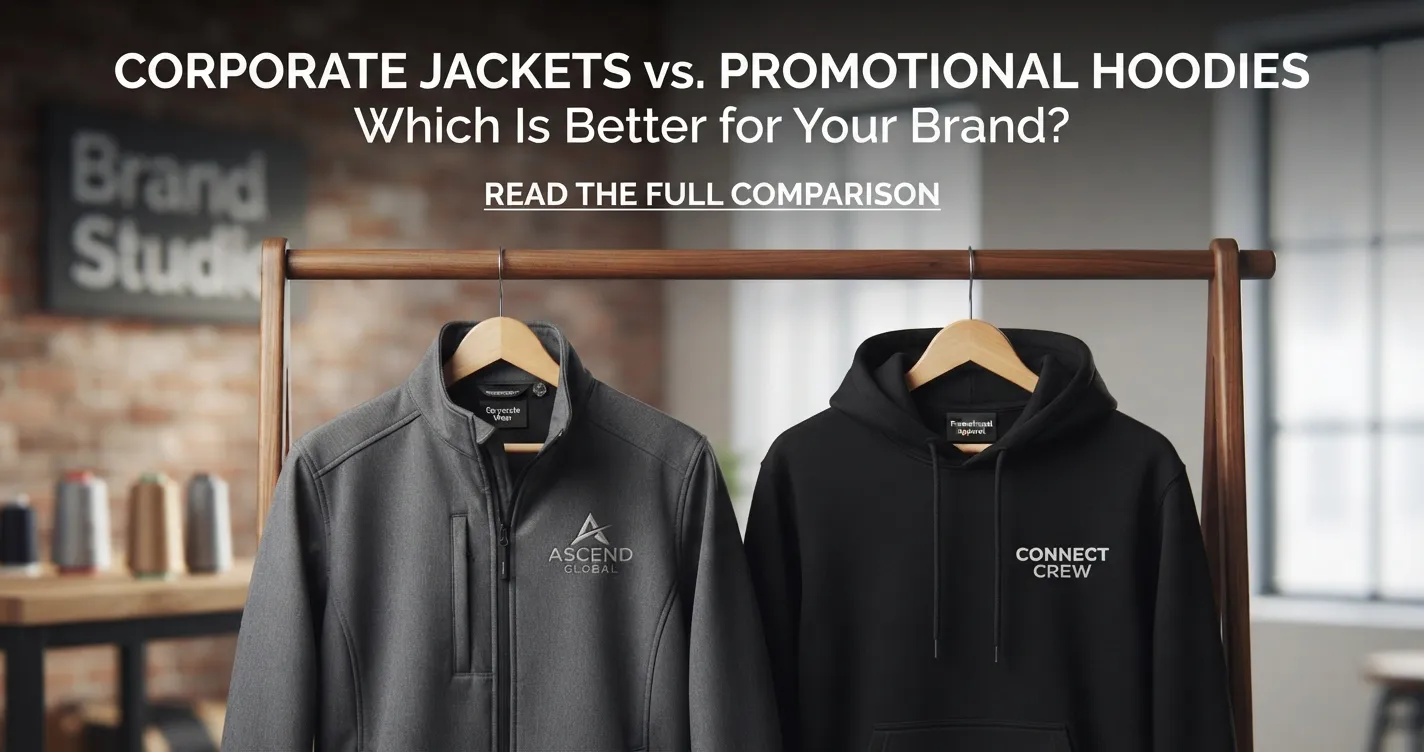 Corporate Jackets vs. Promotional Hoodies: Which Is Better for Your Brand?