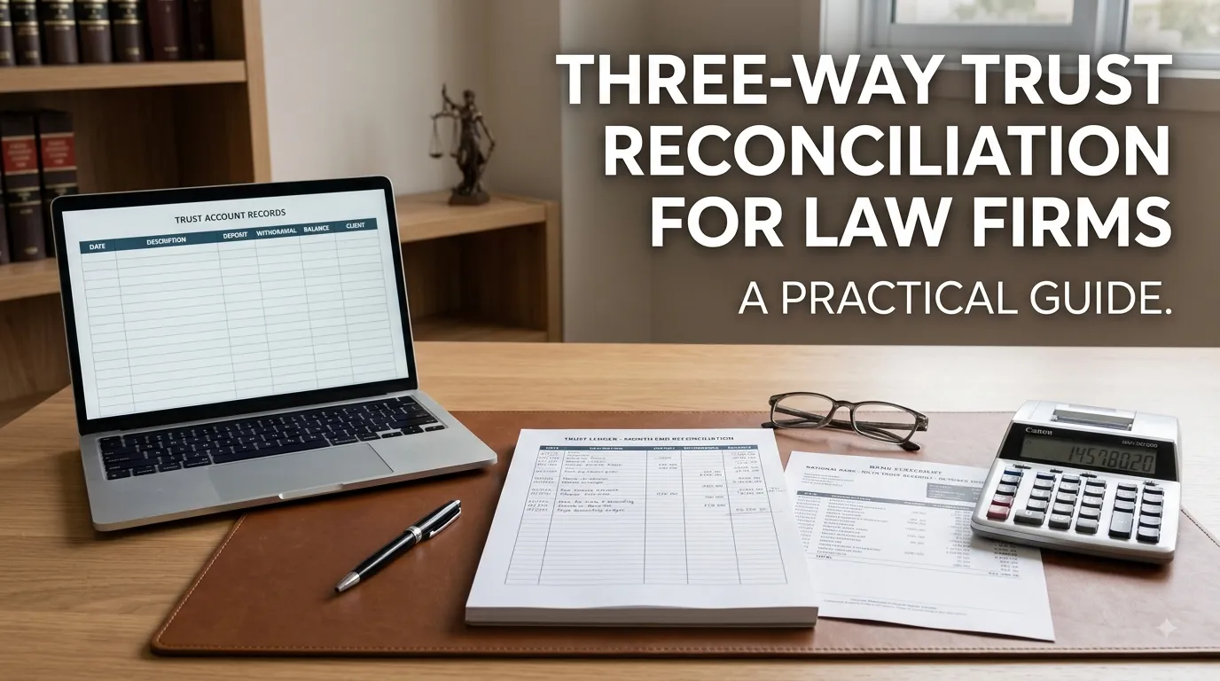 Three-Way Trust Reconciliation for Law Firms: A Practical Guide
