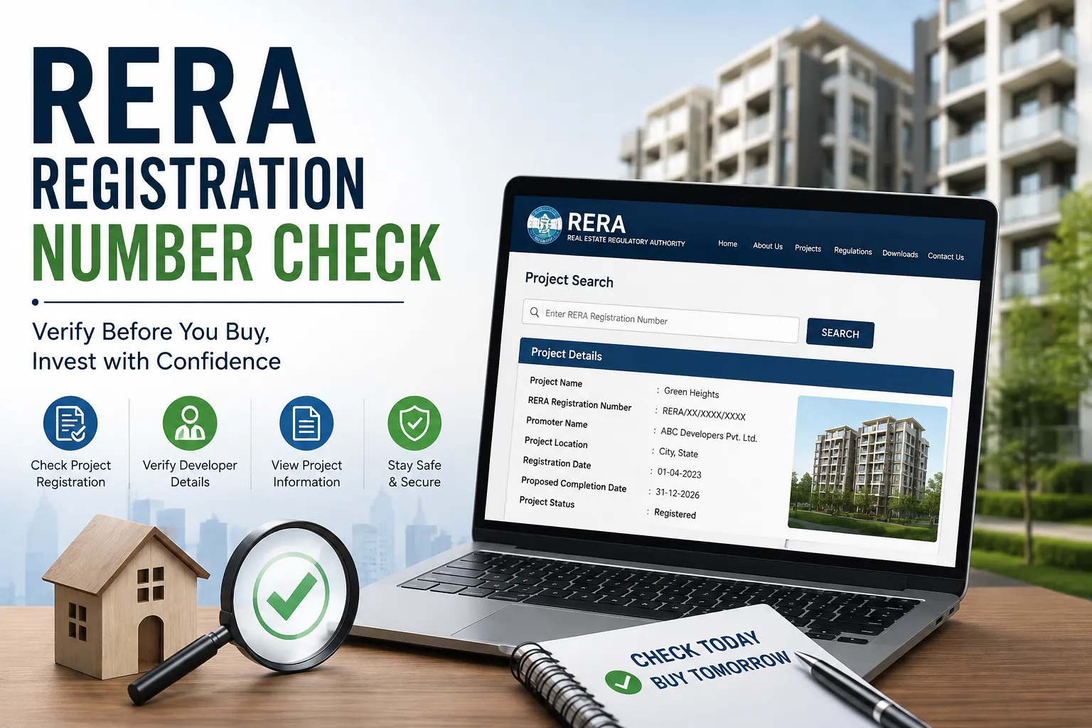 RERA Registration Number Check: A Complete Guide for Property Buyers
