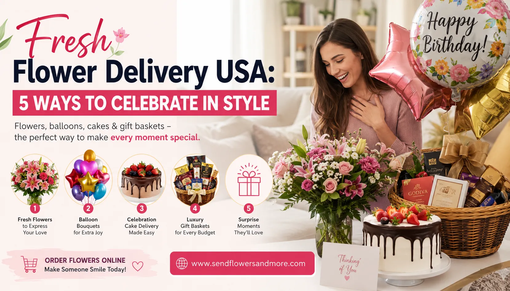 Fresh Flower Delivery USA: 5 Ways to Celebrate in Style