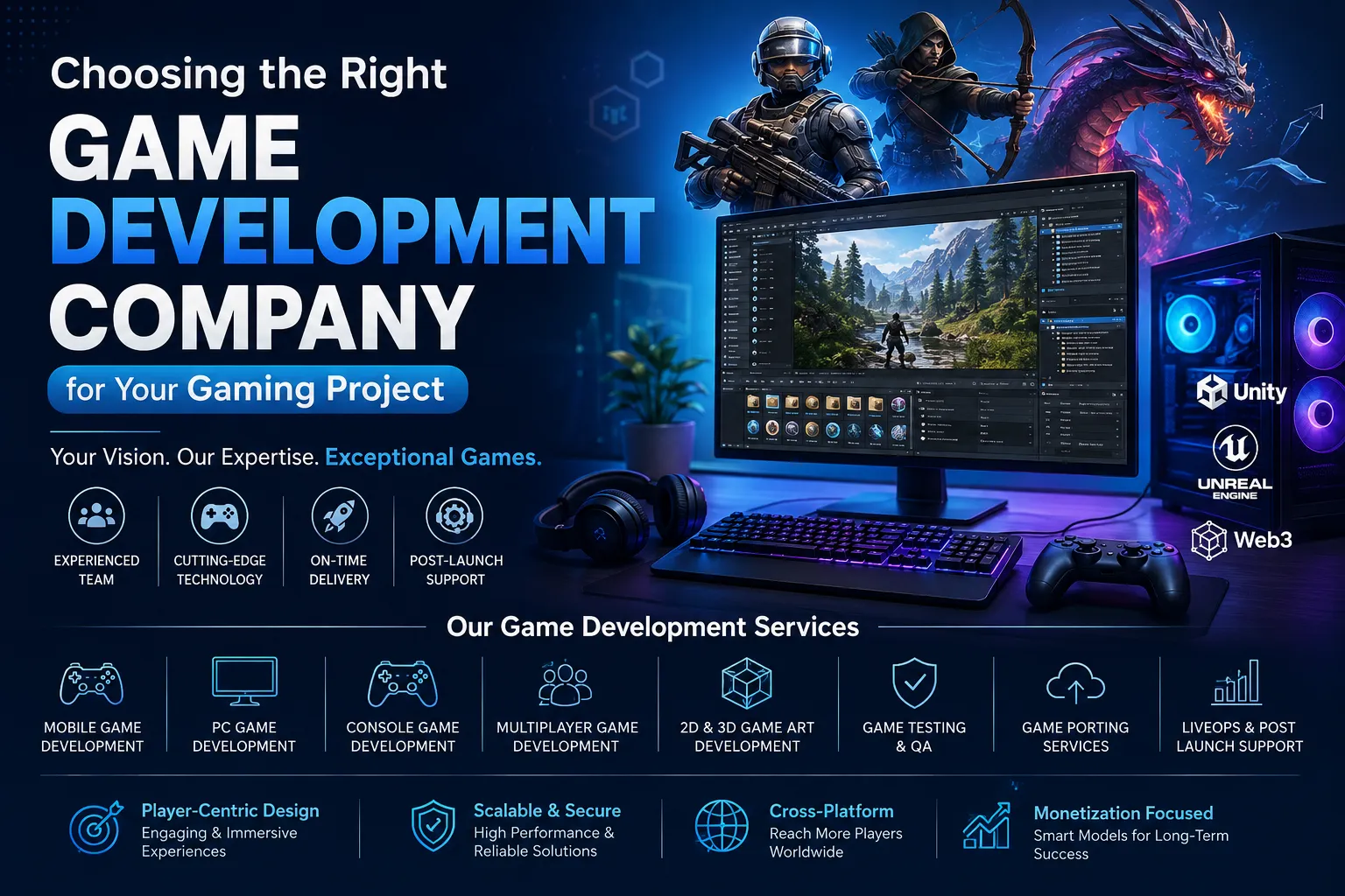 Choosing the Right Game Development  Company for Your Gaming Project