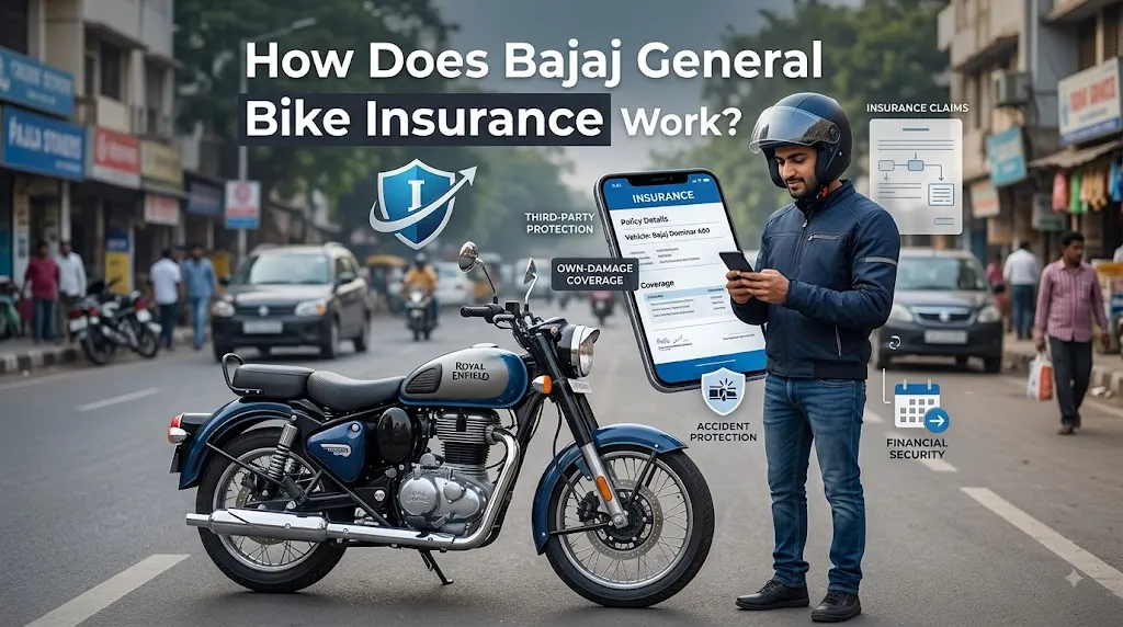 How Does Bajaj General Bike Insurance Work?