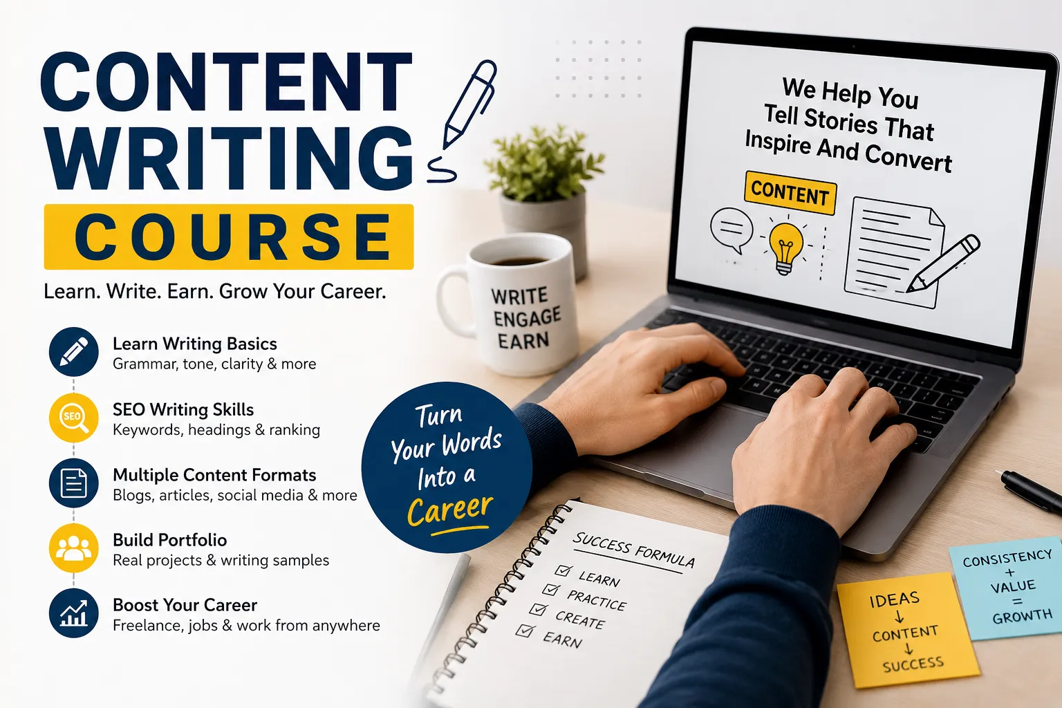 What Is Content Writing Course and How Can It Uplift your Career