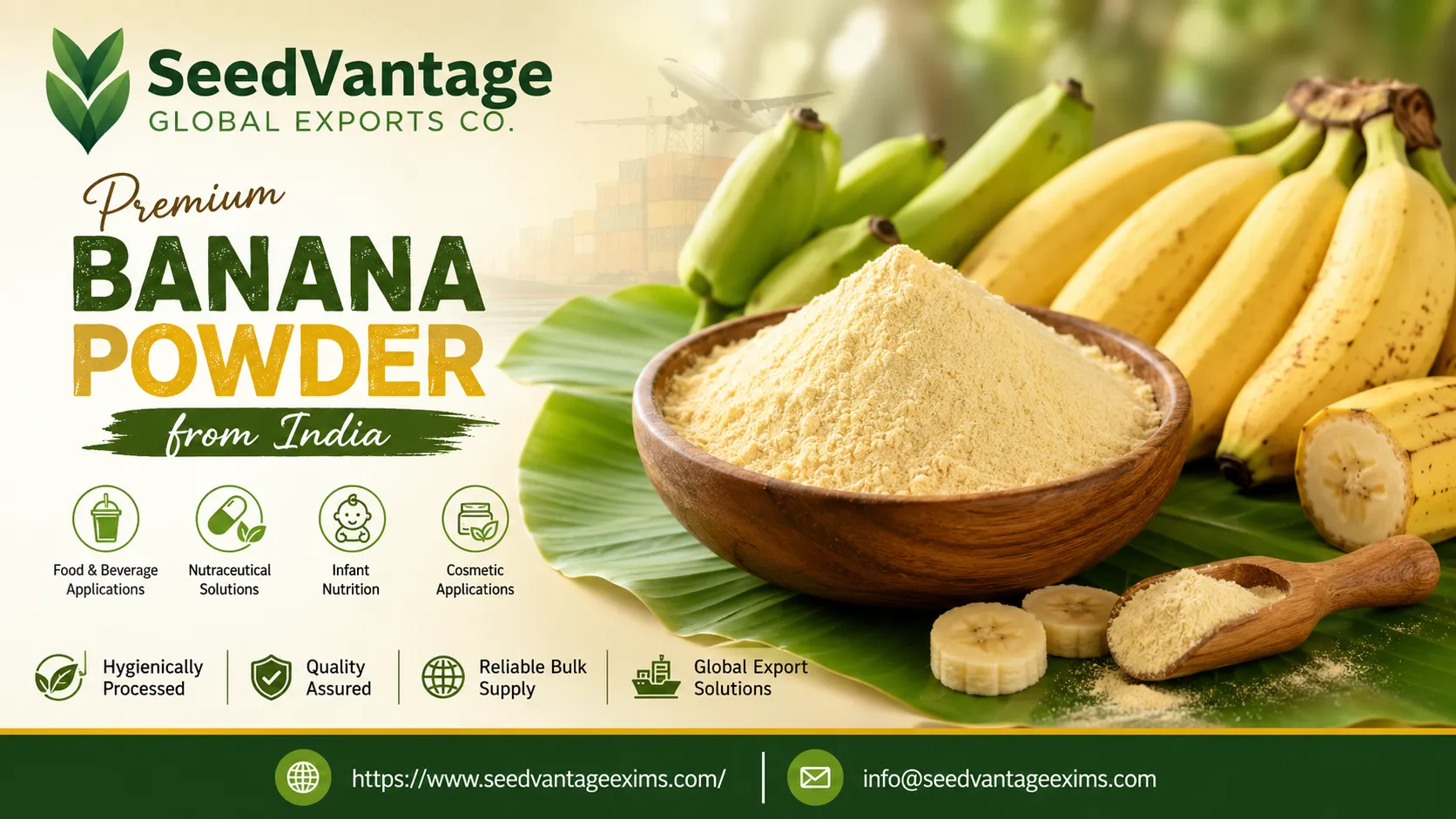 Finding Reliable Banana Powder Manufacturers in India