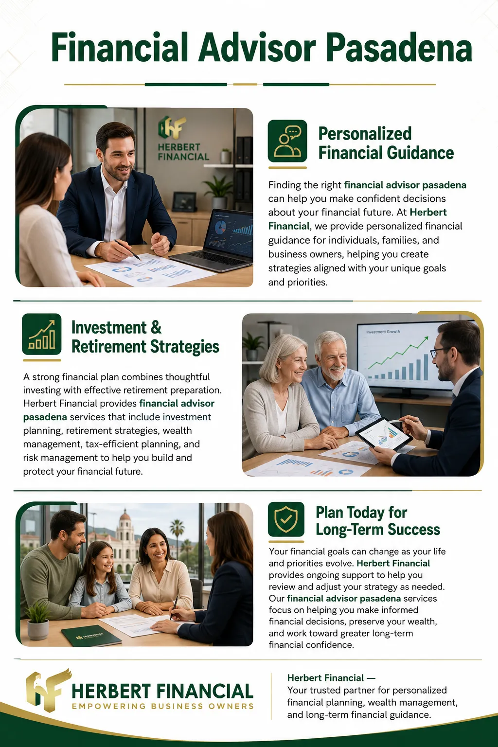 Financial Advisor Pasadena | Herbert Financial Financial Planning Experts