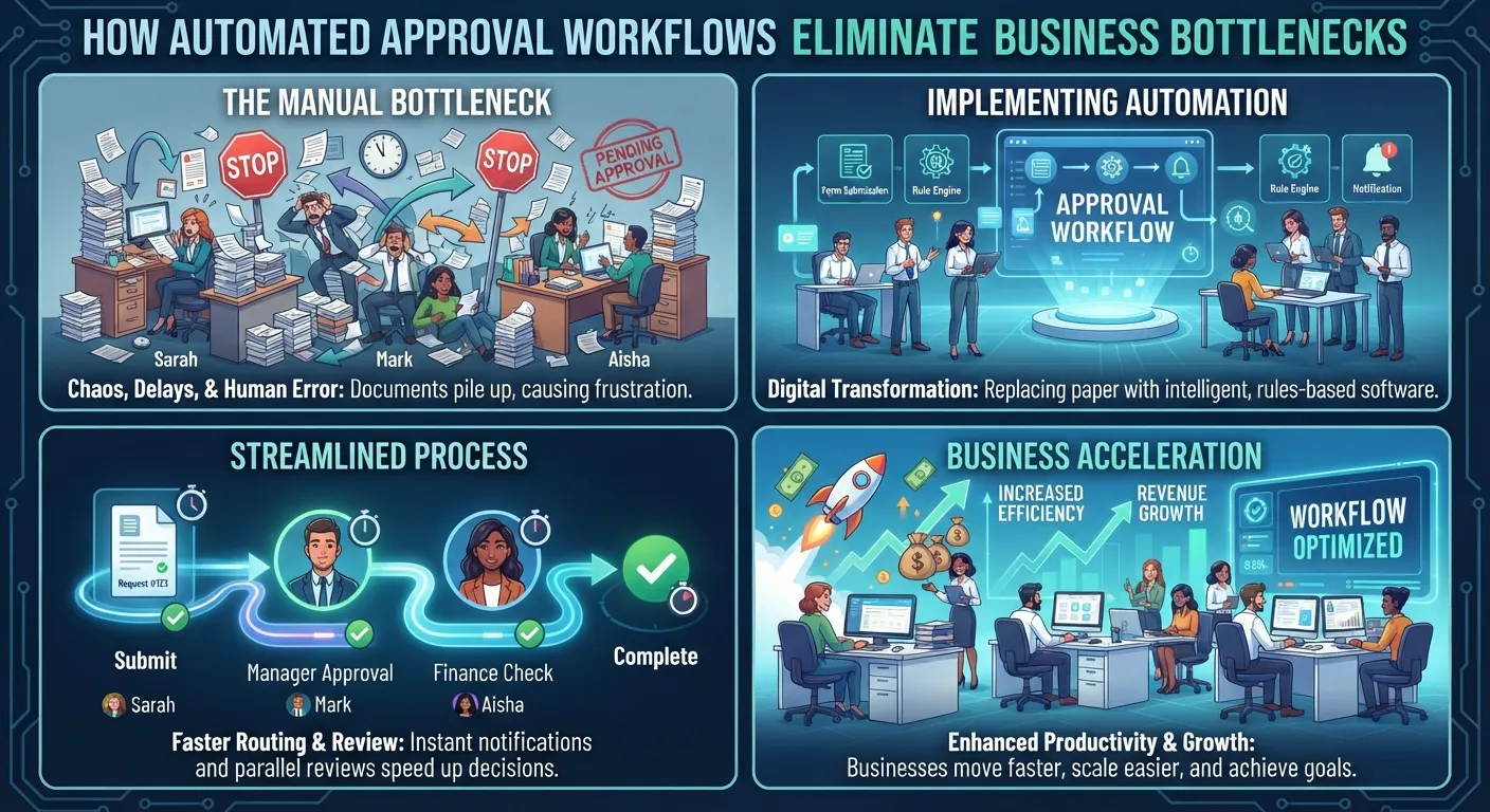 How Automated Approval Workflows Eliminate Business Bottlenecks