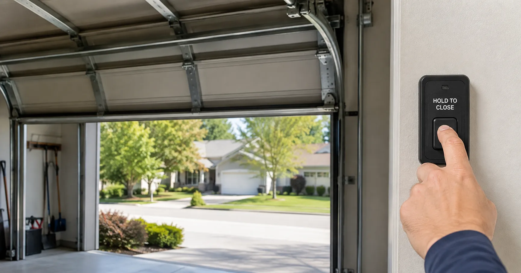 Why Holding the Wall Button Makes Your Garage Door Close When the Remote Will Not