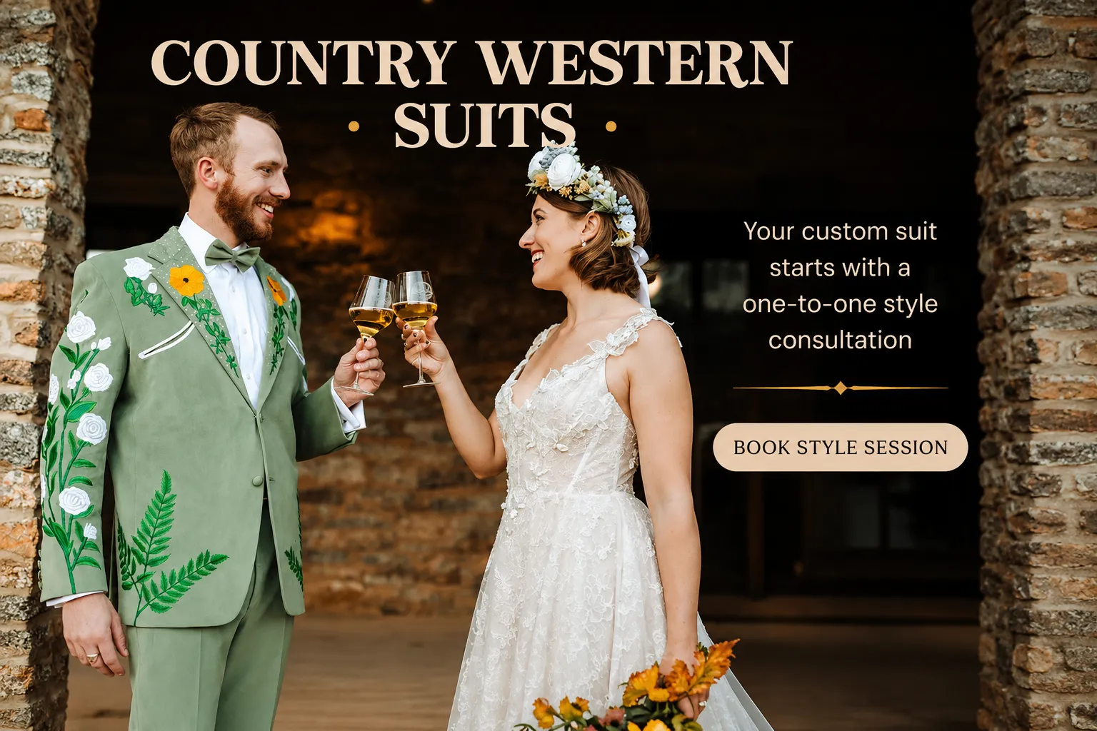 Cowboy Wedding Suits for Classic Western Weddings