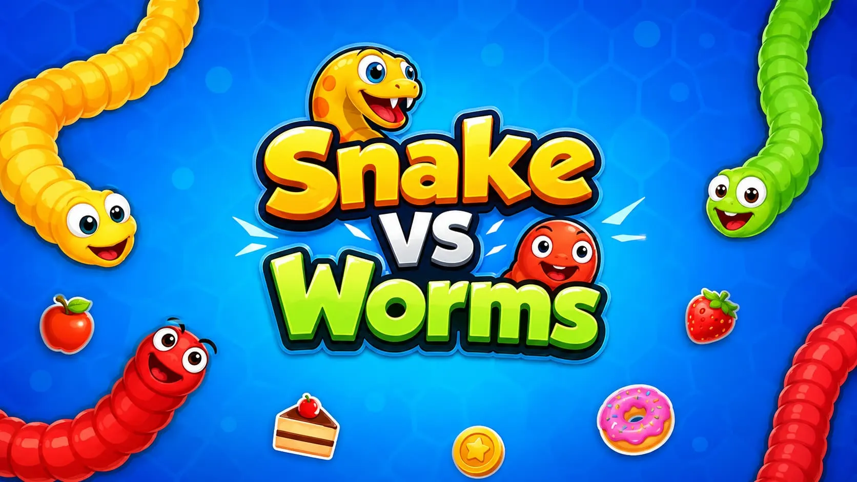 Snake vs Worms Image